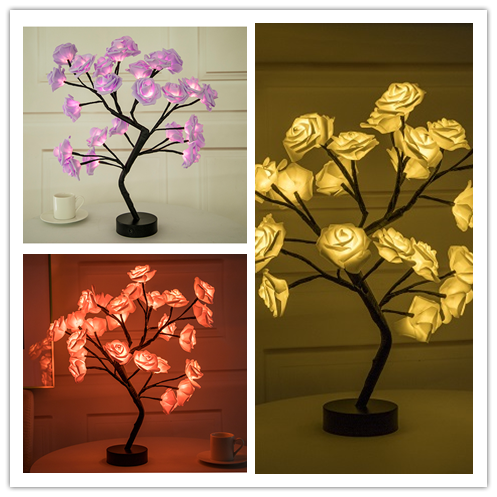 LED Table Lamp Bonsai Tree Night Lights