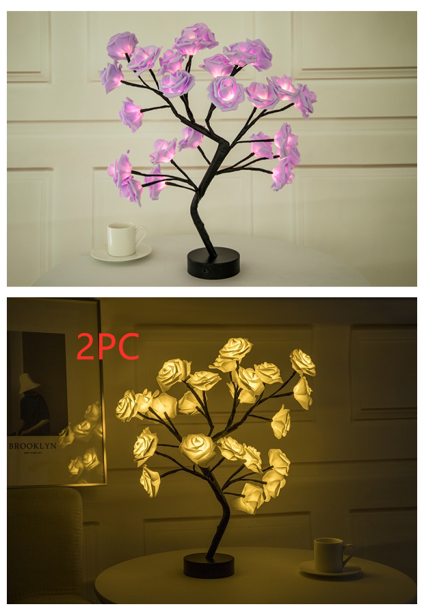 LED Table Lamp Bonsai Tree Night Lights