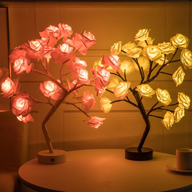 LED Table Lamp Bonsai Tree Night Lights