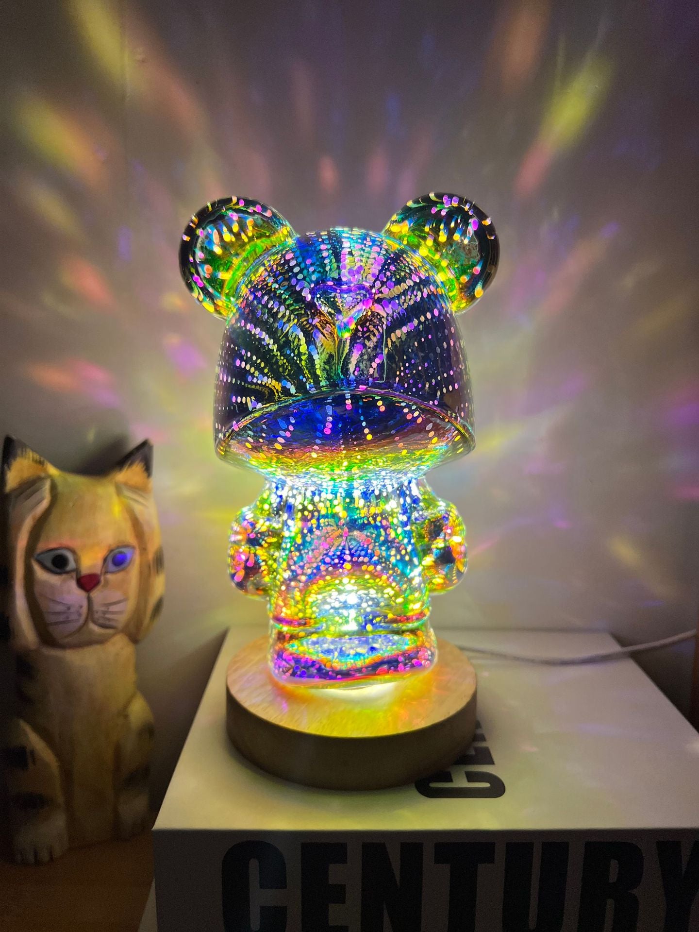 3D Firework Bear Light Luminous