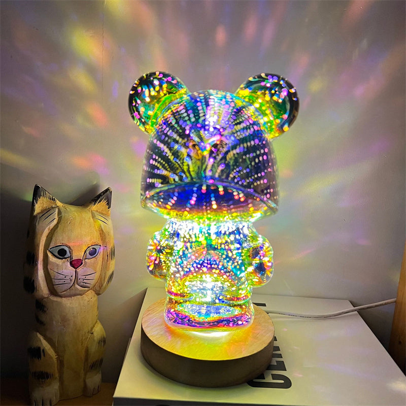 3D Firework Bear Light Luminous