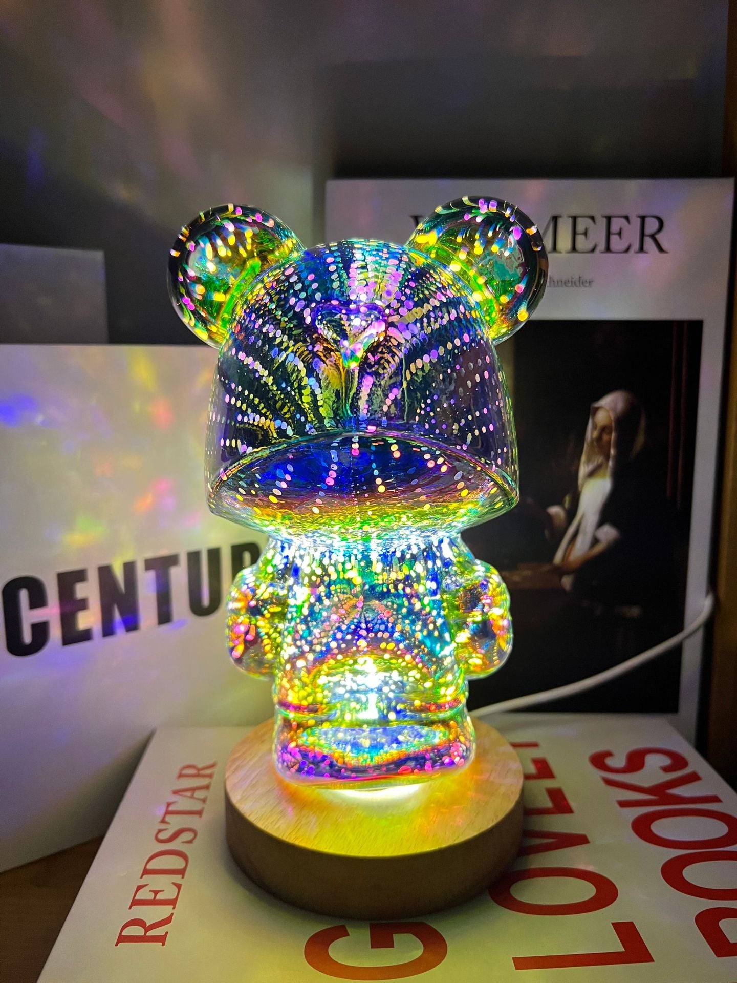 3D Firework Bear Light Luminous